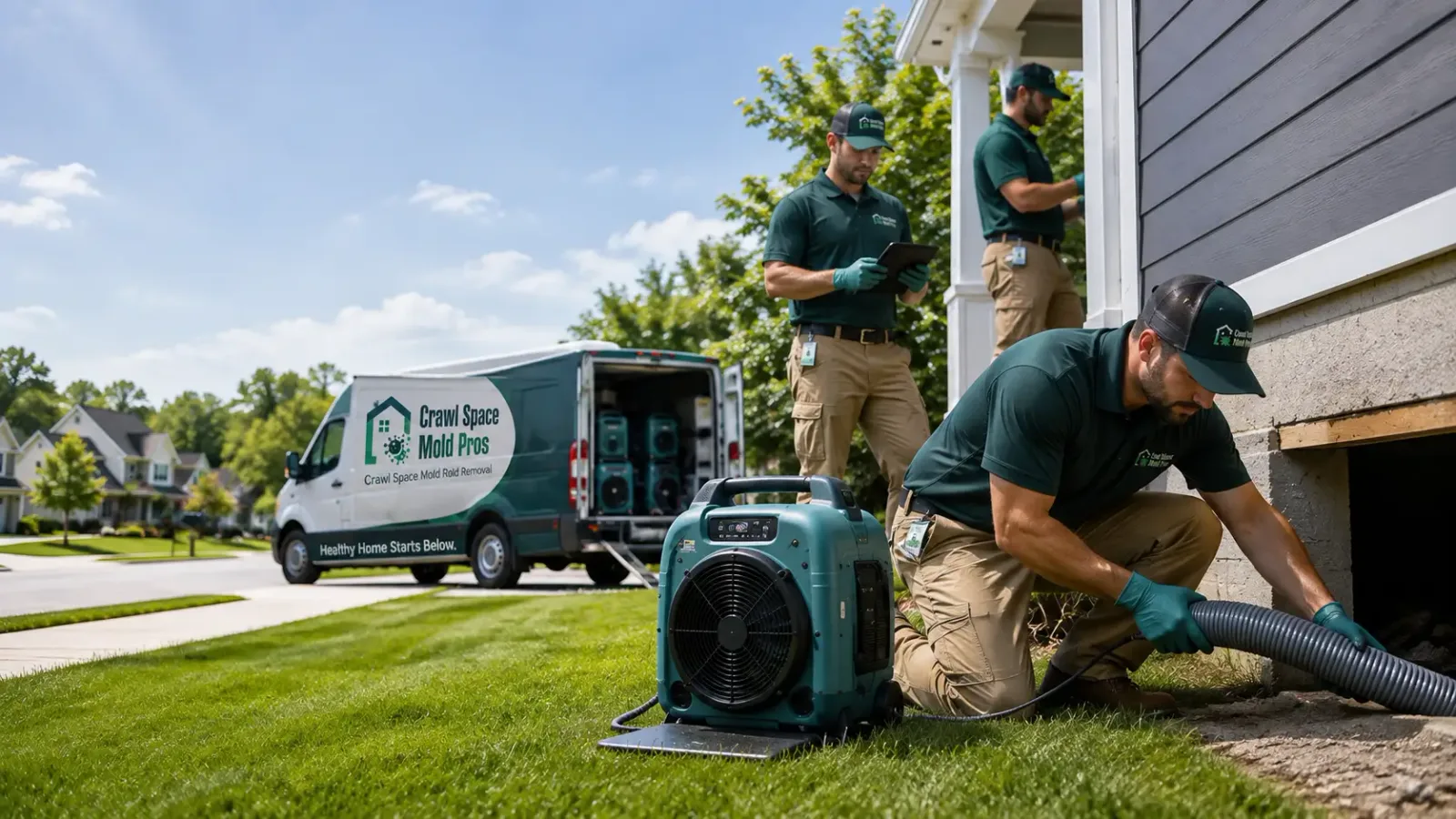 Crawl Space Mold Removal in Sayner, WI